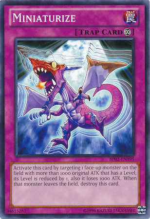 Miniaturize (Mosaic Rare) (BP02-EN195) Mosaic Rare - Near Mint Unlimited