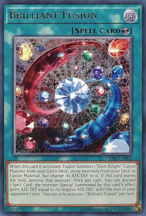 Brilliant Fusion (OP06-EN002) Ulitmate Rare Near Mint 1st Edition