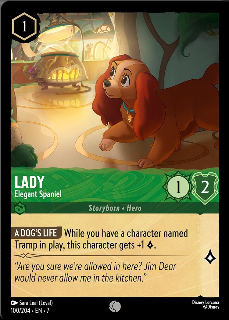 Lady - Elegant Spaniel (Archazia's Island - 100/204) Common