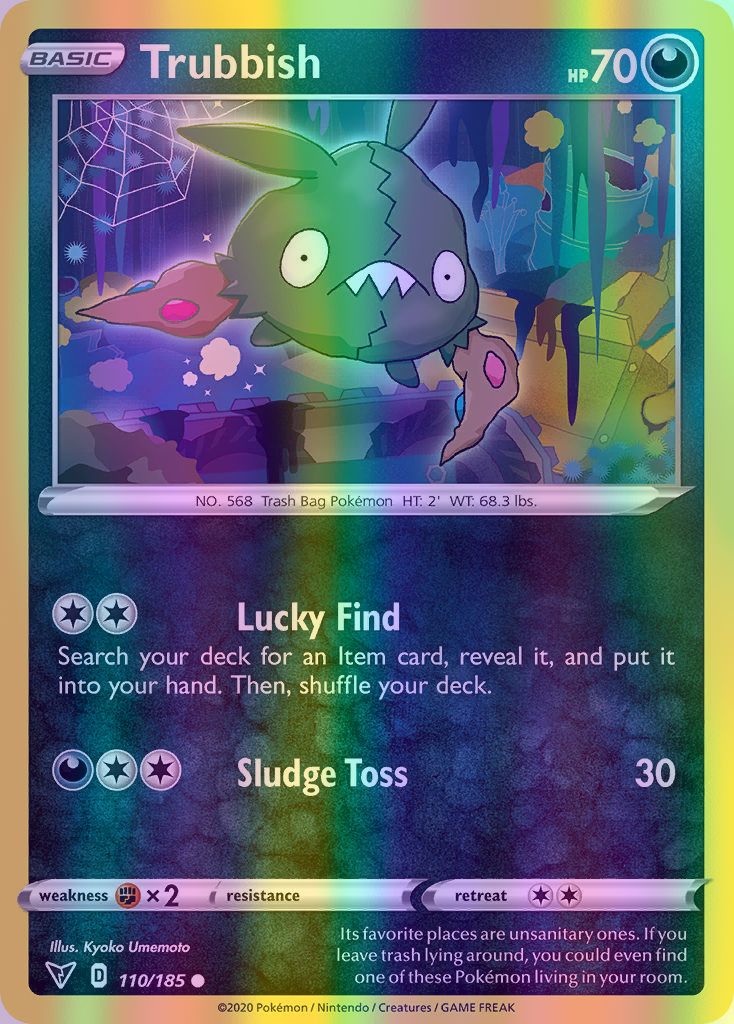 Trubbish - 110/185 (SWSH04) Common - Near Mint Reverse Holofoil