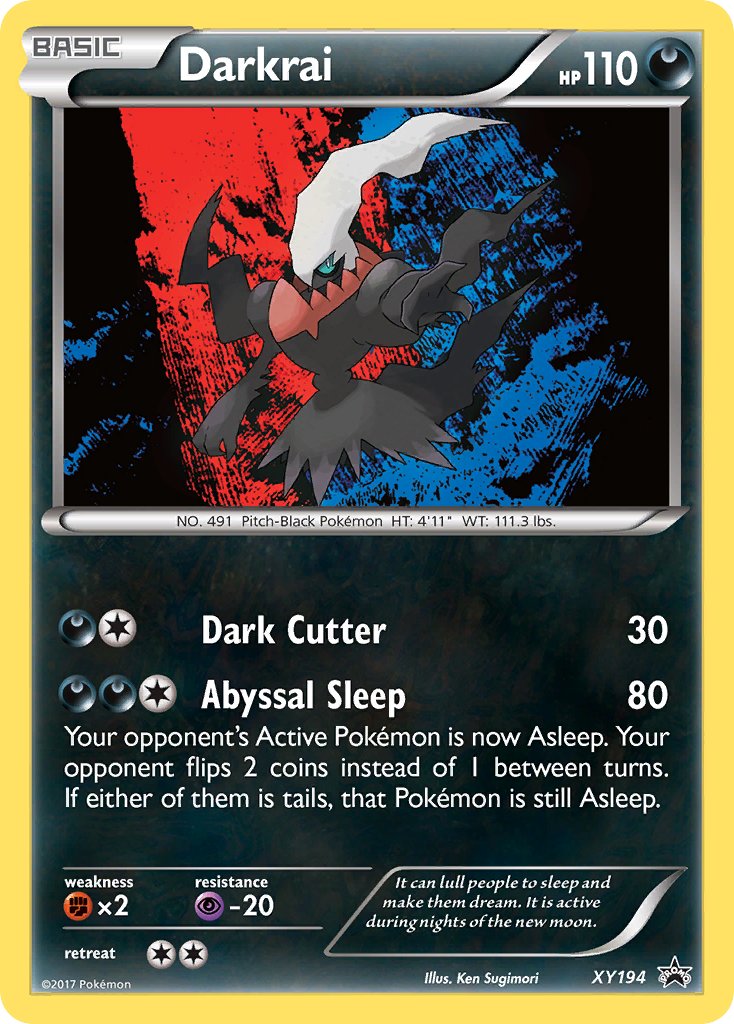 Darkrai - XY194 (XY:PR) Promo - Near Mint Holofoil