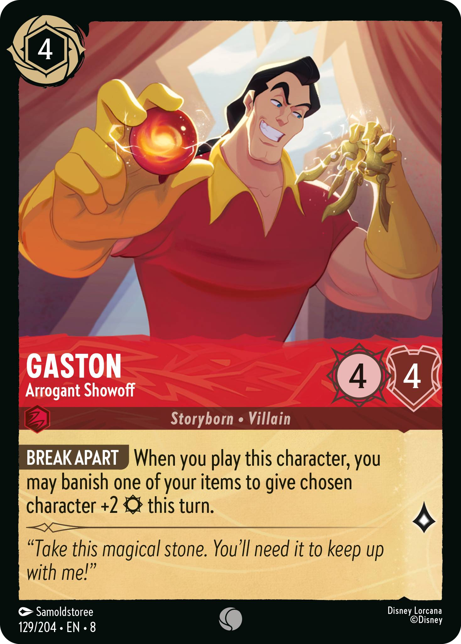 Gaston - Arrogant Showoff (Reign of Jafar - 129/204 ) Common