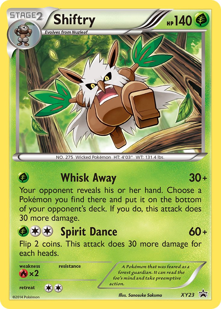 Shiftry - XY23 (XY:PR) Promo - Near Mint Holofoil