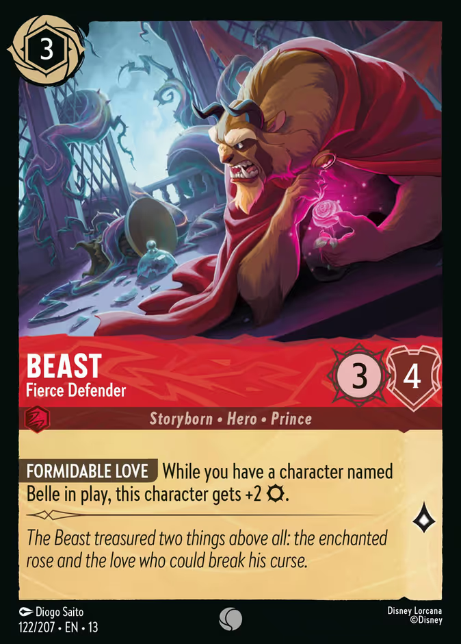 Beast - Fierce Defender (122/204 - Attack of the Vine!) Common