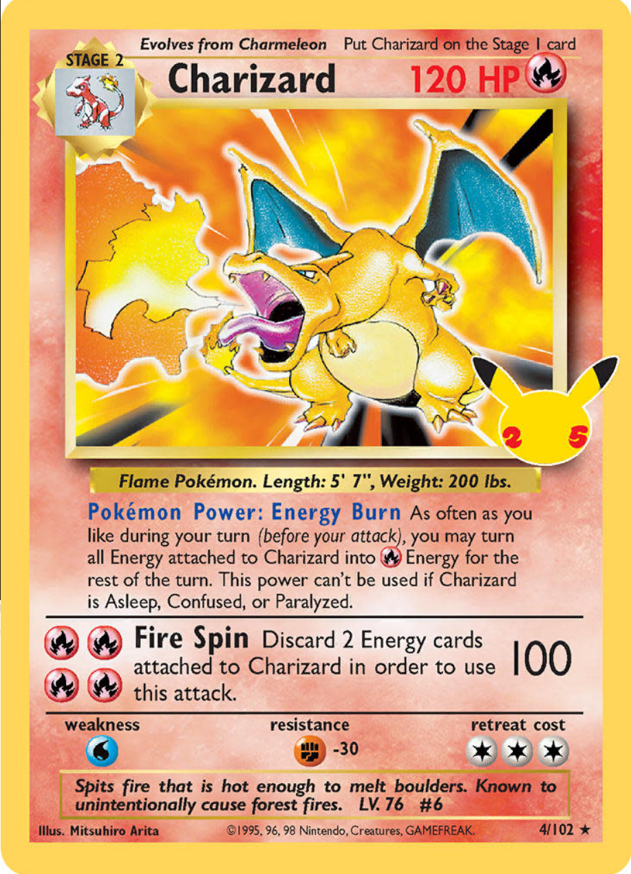 Charizard - 4/102 (CLB:CC) Classic Collection