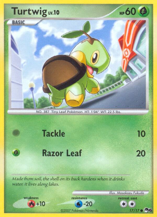 Turtwig - 017/017 (POP) Common - Light Play Holofoil