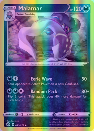 Malamar - 45/73 (CHP) Uncommon - Near Mint Reverse Holofoil