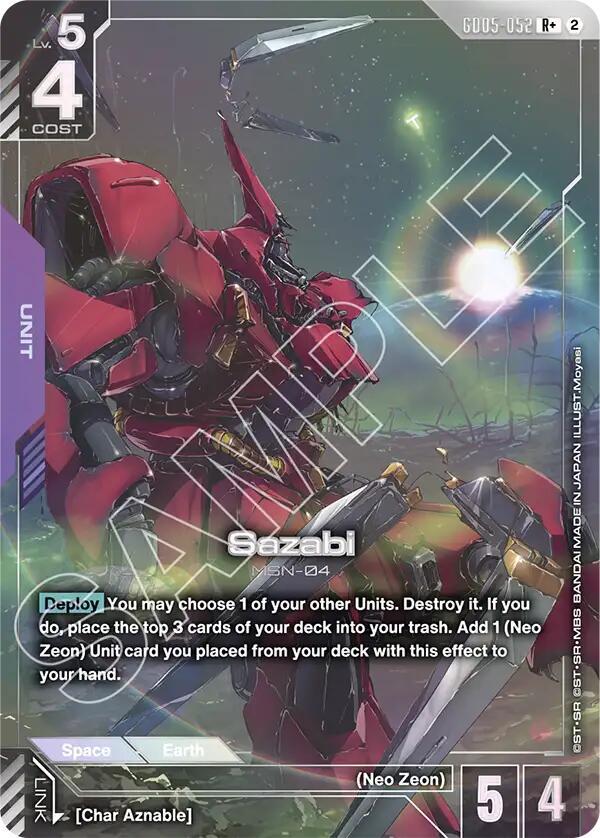 Sazabi (R+) - Freedom Ascension (GD05-052)