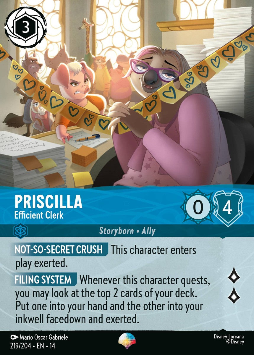 Priscilla - Efficient Clerk (219/204 - Hyperia City) Epic