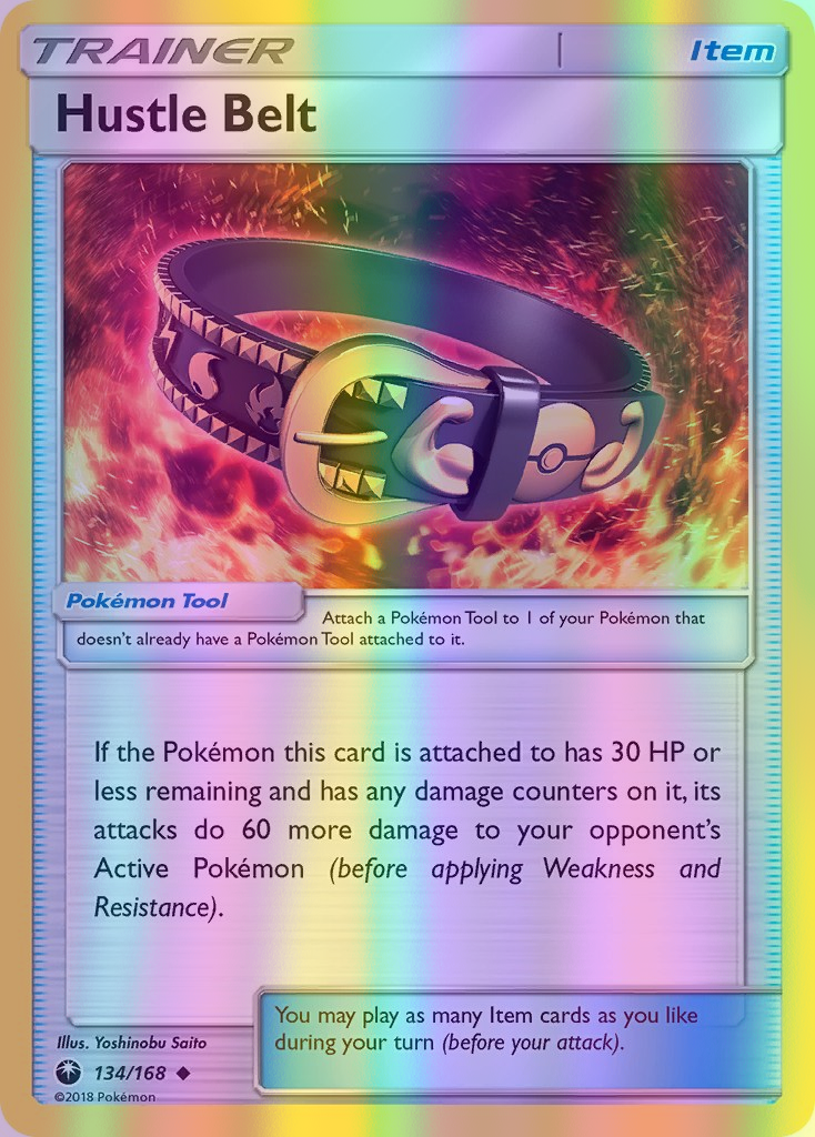 Hustle Belt - 134/168 (CES) Uncommon - Near Mint Reverse Holofoil