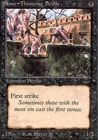 Stone-Throwing Devils (ARN-C) (Light) Light Play