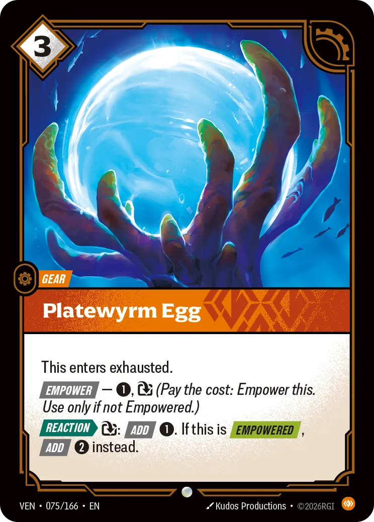 Platewyrm Egg - 075/166 (VEN) Common