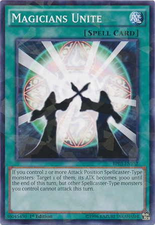 Magicians Unite (Shatterfoil) (BP03-EN152) Shatterfoil Rare - Near Mint 1st Edition