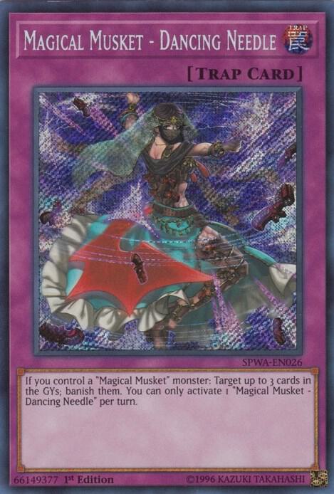 Magical Musket - Dancing Needle (SPWA-EN026) Secret Rare - Near Mint