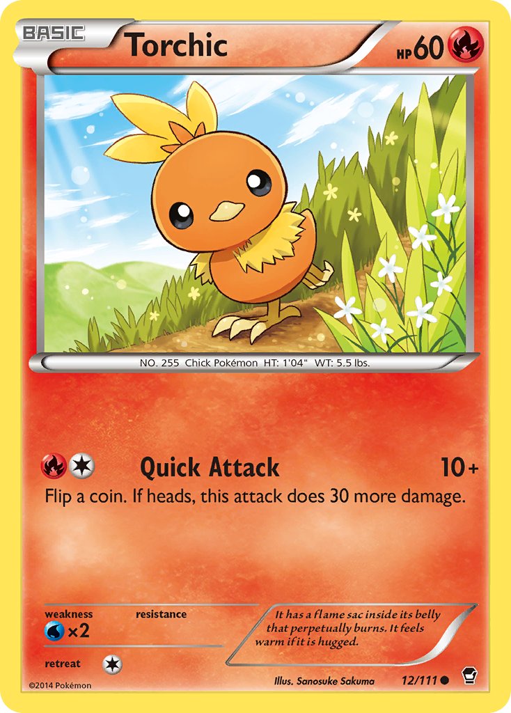 Torchic - 012/111 (FFI) Common - Near Mint