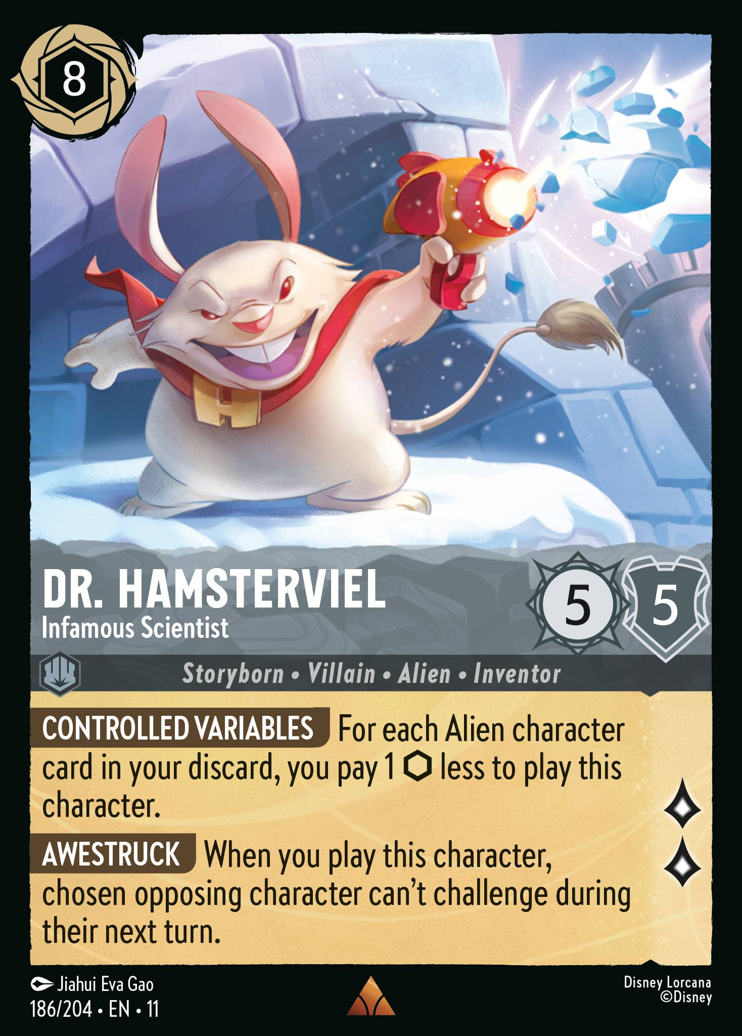 Dr. Hamsterviel - Infamous Scientist (186/204 - Winterspell) Rare