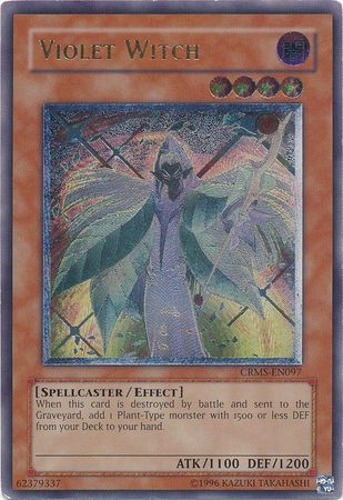 Violet Witch (CRMS-EN097) Ultimate Rare - Moderate Play Unlimited