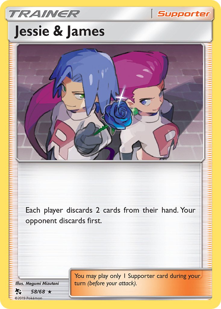 Jessie & James - 58/68 (HIF) Holo Rare - Near Mint Holofoil