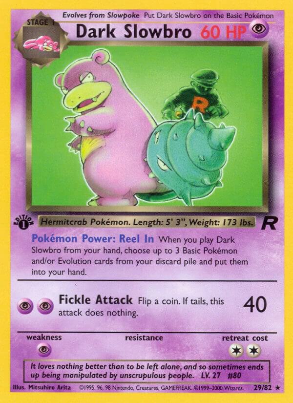 Dark Slowbro - 29/82 Rare - Near Mint 1st Edition