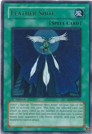 Feather Shot (UTR) (EEN-EN042) Ultimate Rare Light Play 1st Edition