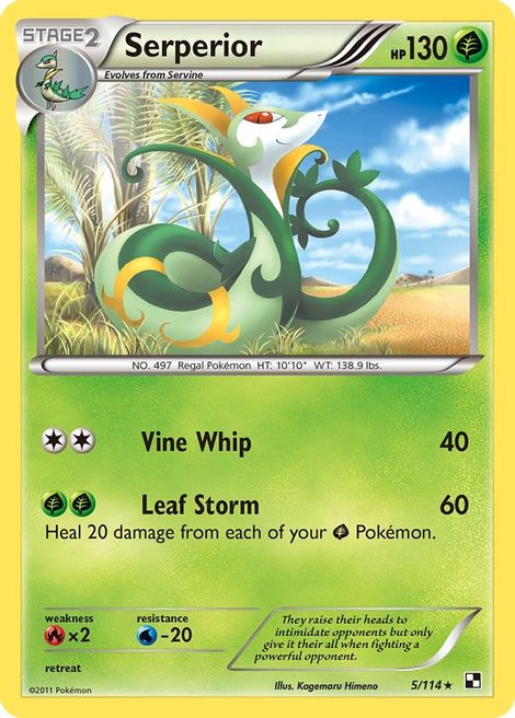 Serperior (5/114) (Cracked Ice Holo)