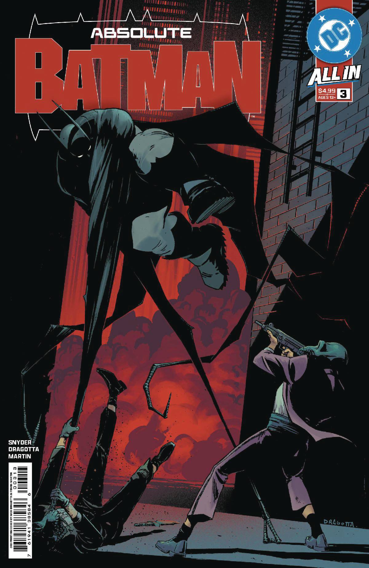 ABSOLUTE BATMAN #3 Third Printing Cvr A Nick Dragotta