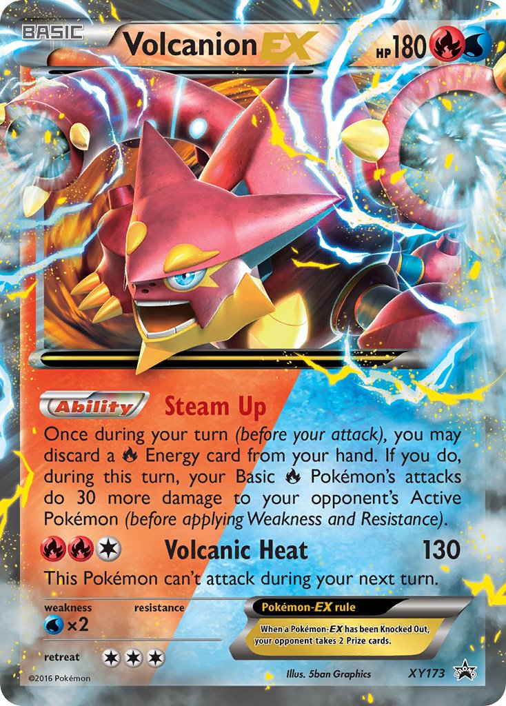 Volcanion EX - XY173 (XY:PR) Promo - Near Mint Holofoil