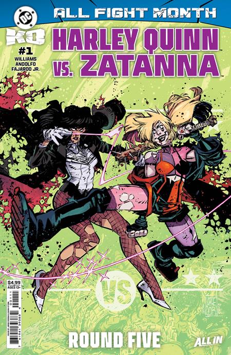 DC K.O. HARLEY QUINN VS ZATANNA #1 (ONE SHOT) CVR A JORGE CORONA