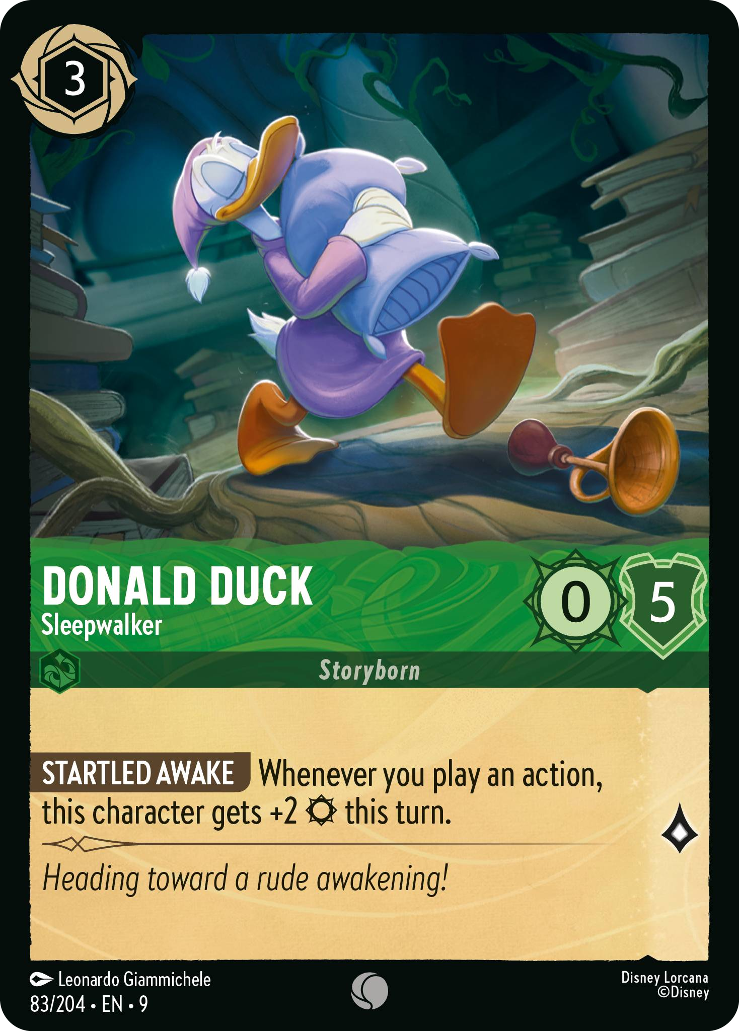 Donald Duck - Sleepwalker (Fabled - 083/204) Common