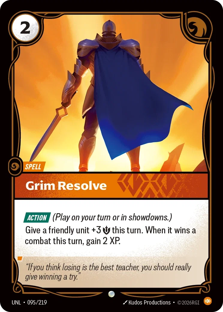 Grim Resolve - 095/219 (UNL) Common