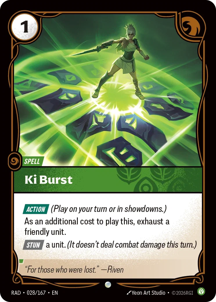 Ki Burst - 028/167 (RAD) Common