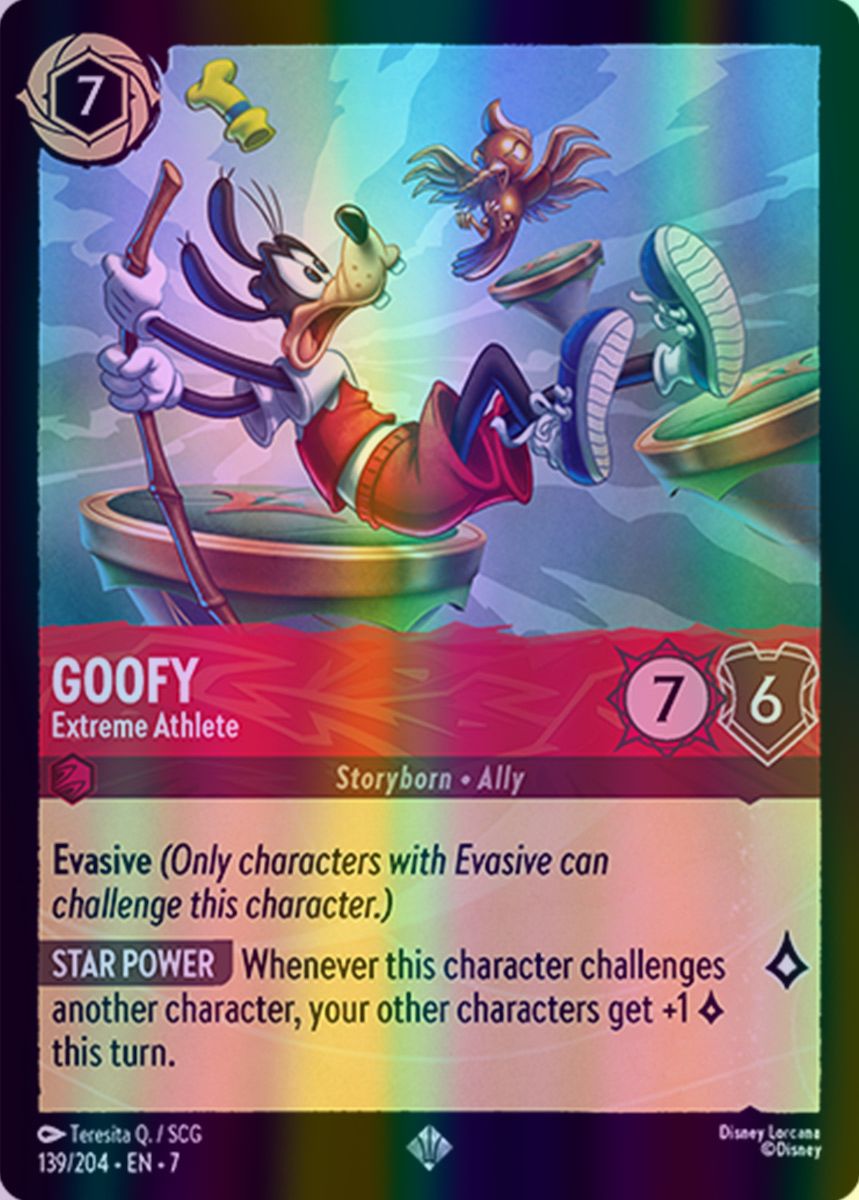 Goofy - Extreme Athlete (Archazia's Island - 139/204) Super Rare