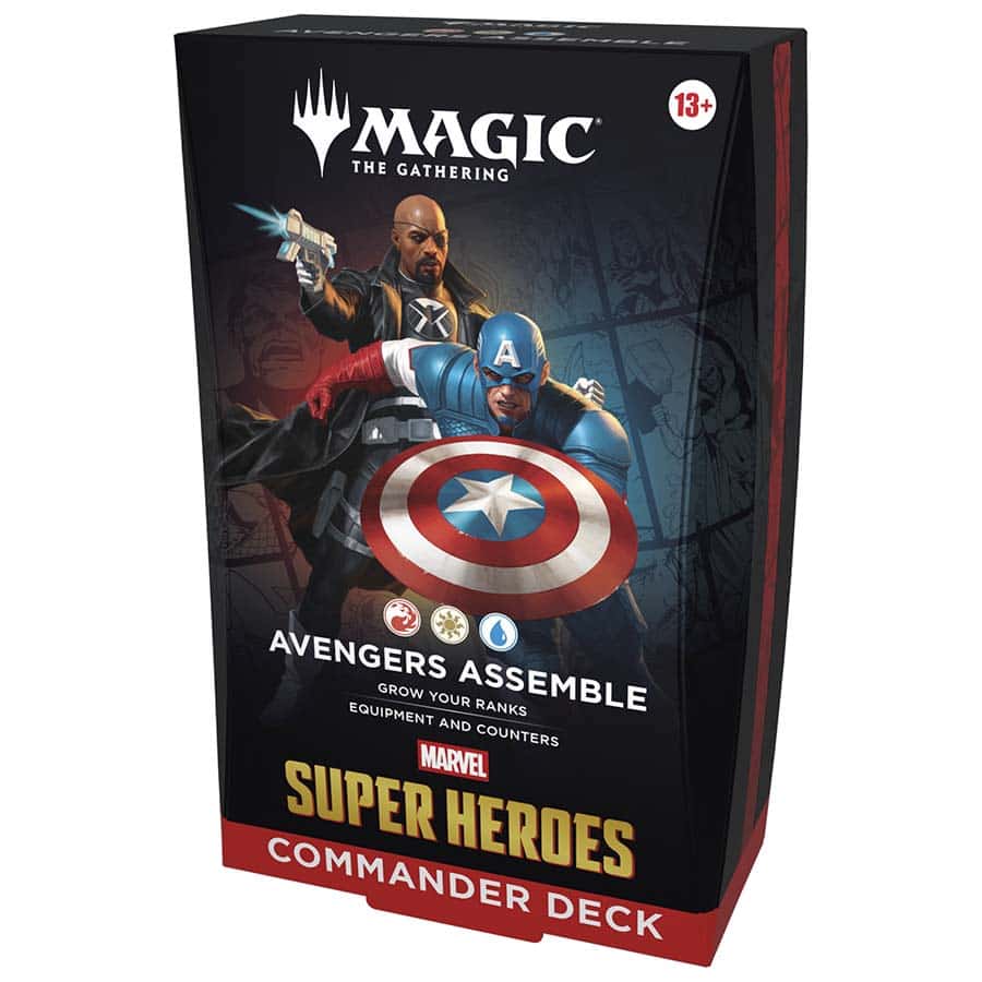 mtg marvel commander deck Magic: The Gathering Super Heroes Option:Token Triumph 45WS Magic’s most popular multiplayer Magic: The Gathering Super