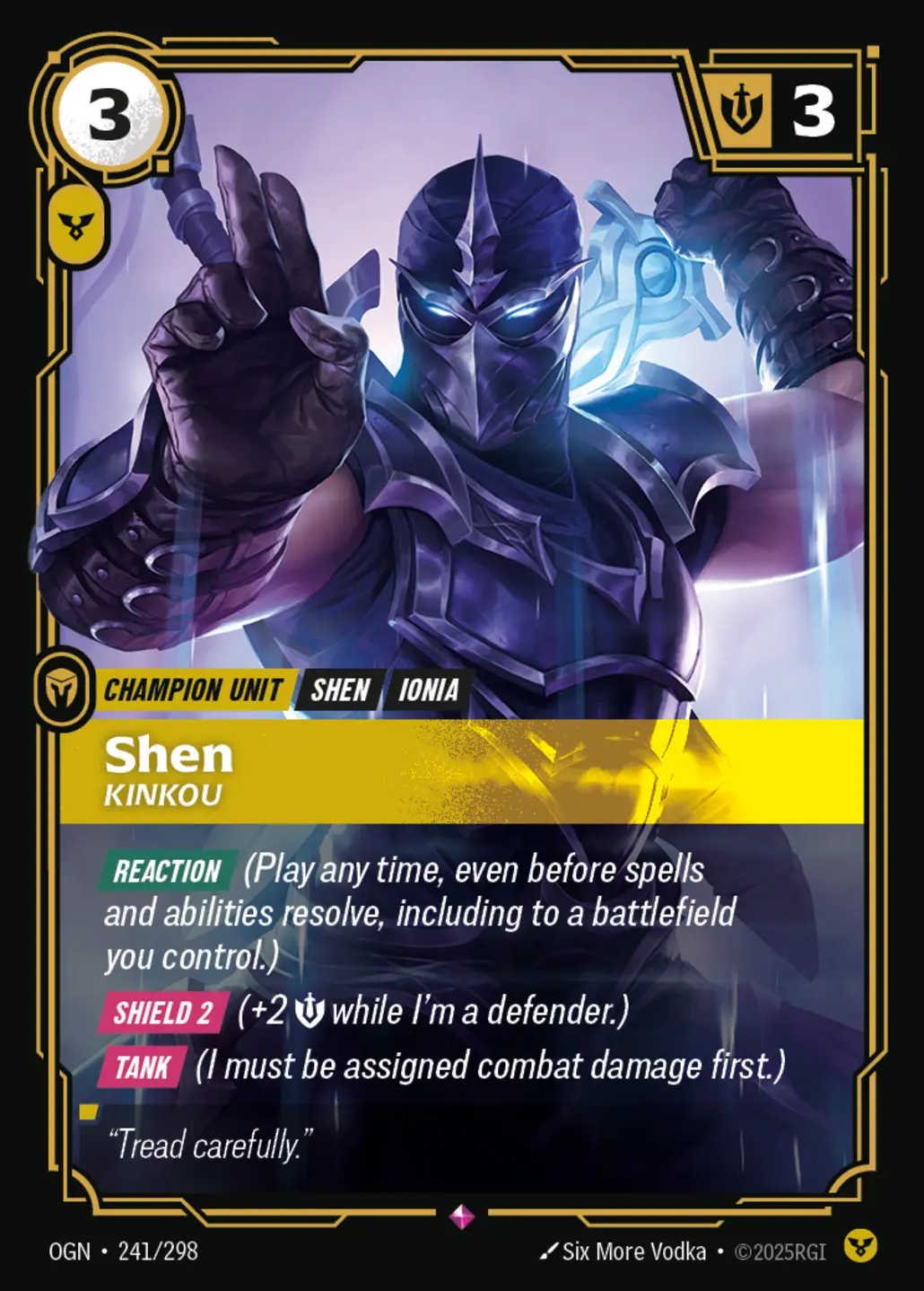 Shen - Kinkou - 241/298 (OGN) Rare