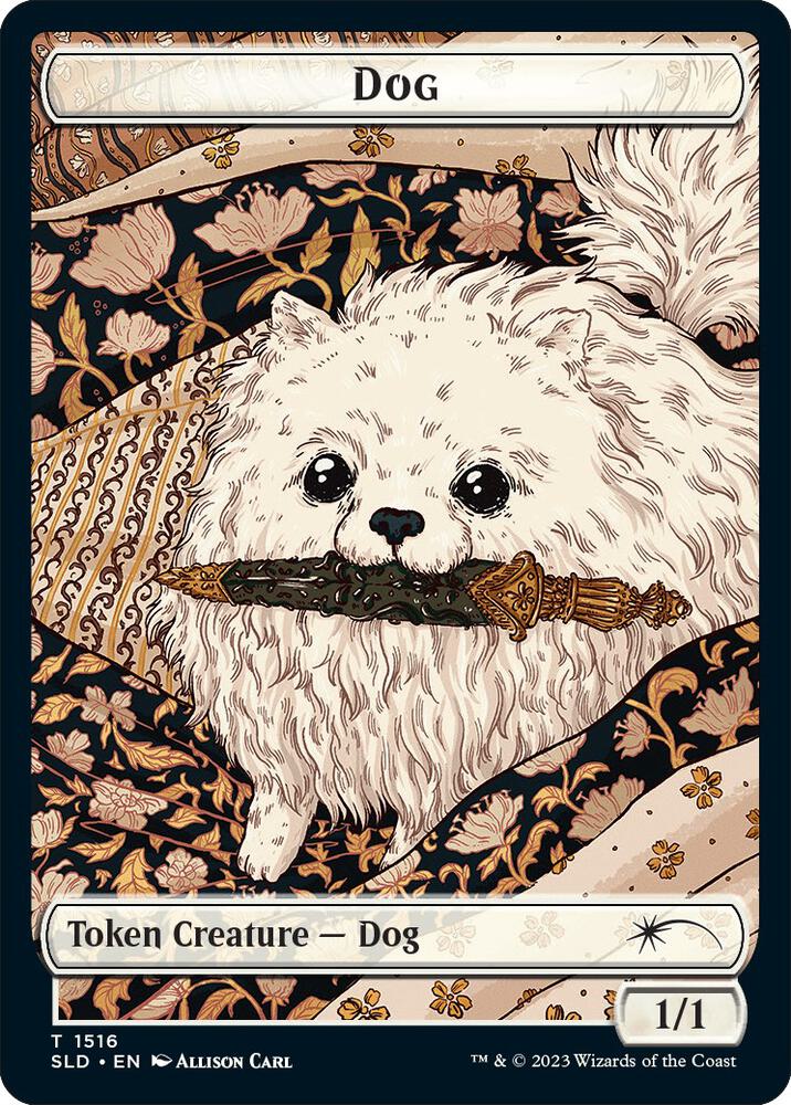 Cat // Dog Double-sided Token (SLD-T-FOIL)