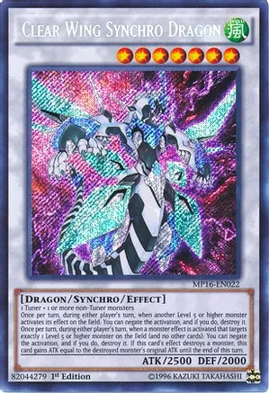 Clear Wing Synchro Dragon (MP16-EN022)