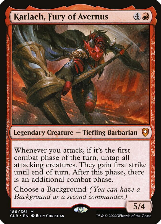 Karlach, Fury of Avernus (CLB-M) Light Play