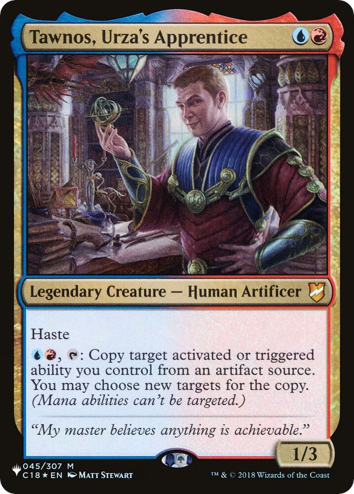Tawnos, Urza's Apprentice (C18-M-LIST)