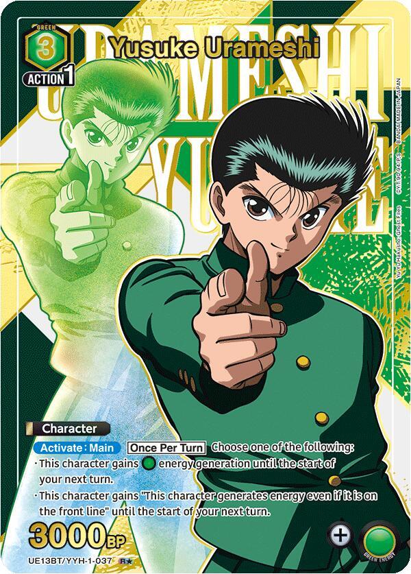 Yusuke Urameshi (037) (R*) - UE13BT: Yu Yu Hakusho: Ghost Files (UE13BT)