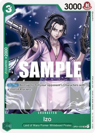 Izo (Tournament Pack Vol. 2) (OP01-033 PR)