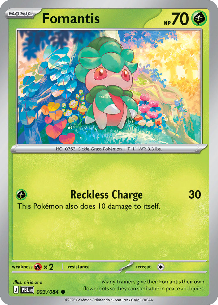 Fomantis - 003/084 (PBL) Common