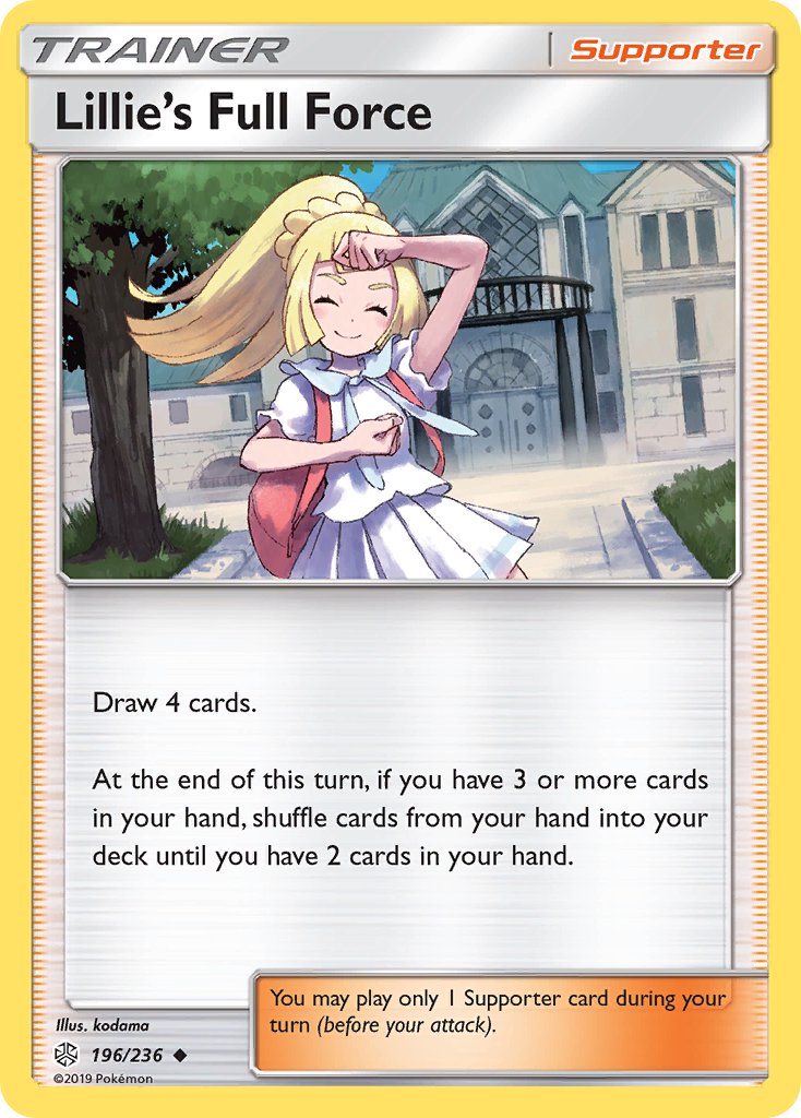 Lillie's Full Force - 196/236 (CEC) Uncommon - Near Mint