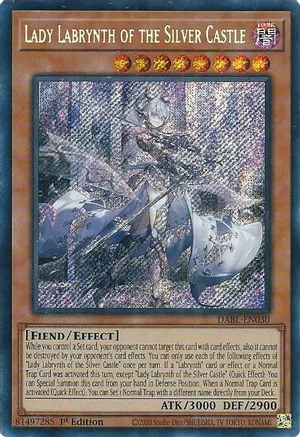 Lady Labrynth of the Silver Castle (DABL-EN030) Secret Rare 1st Edition