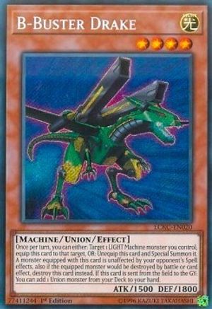 B-Burster Drake (LCKC-EN020) Secret Rare - Near Mint 1st Edition