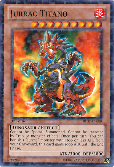 Jurrac Titano (Mosaic Rare) (BP02-EN089) Mosaic Rare - Near Mint 1st Edition