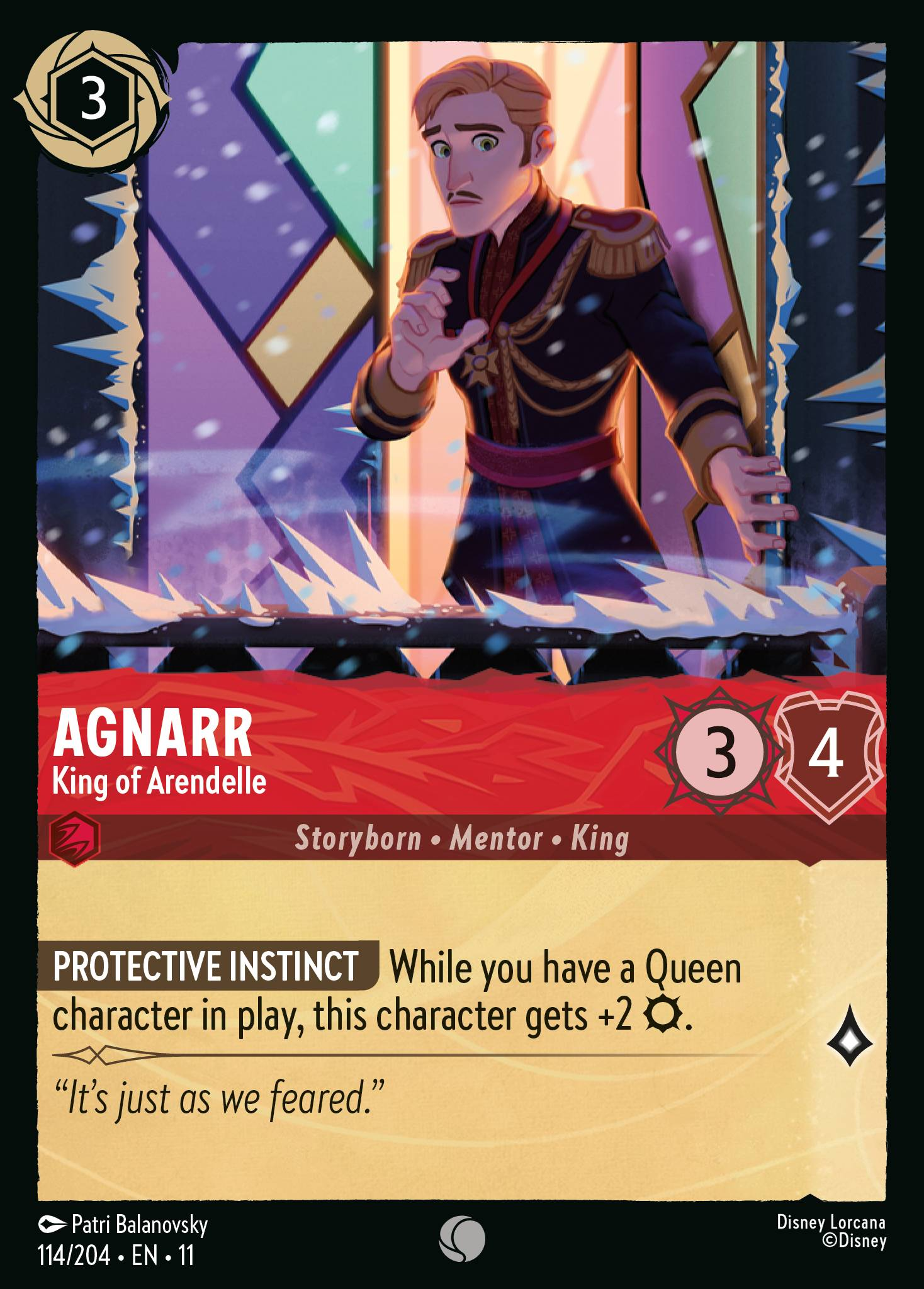 Agnarr - King of Arendelle (114/204 - Winterspell) Common