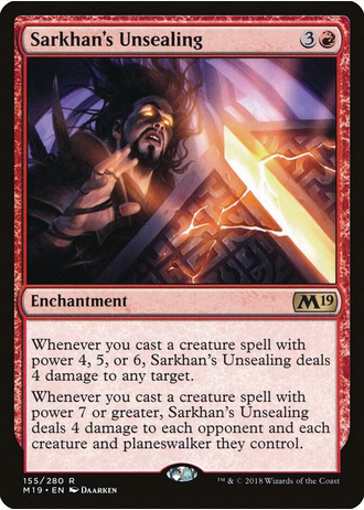 Sarkhan's Unsealing (M19-R)