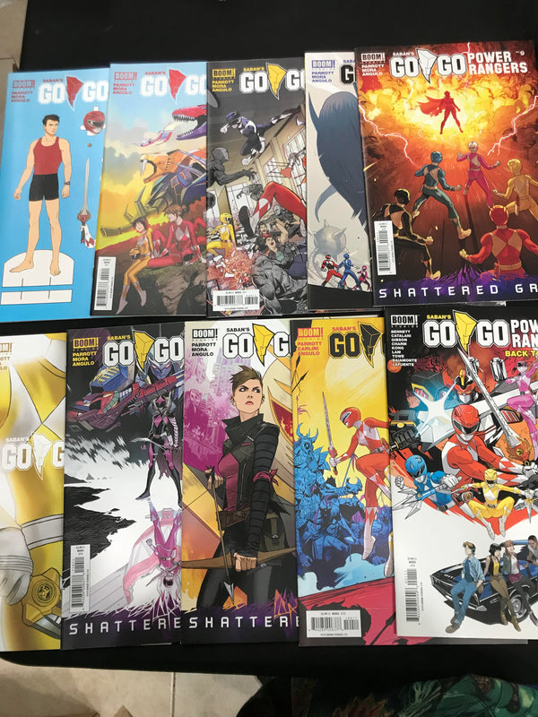 Go Go Power Rangers #1-4, 9-12, 14 + Special Comic Bundle