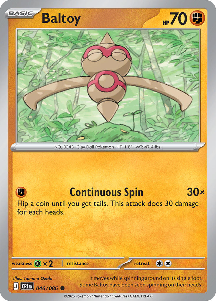 Baltoy - 046/086 (CRI) Common