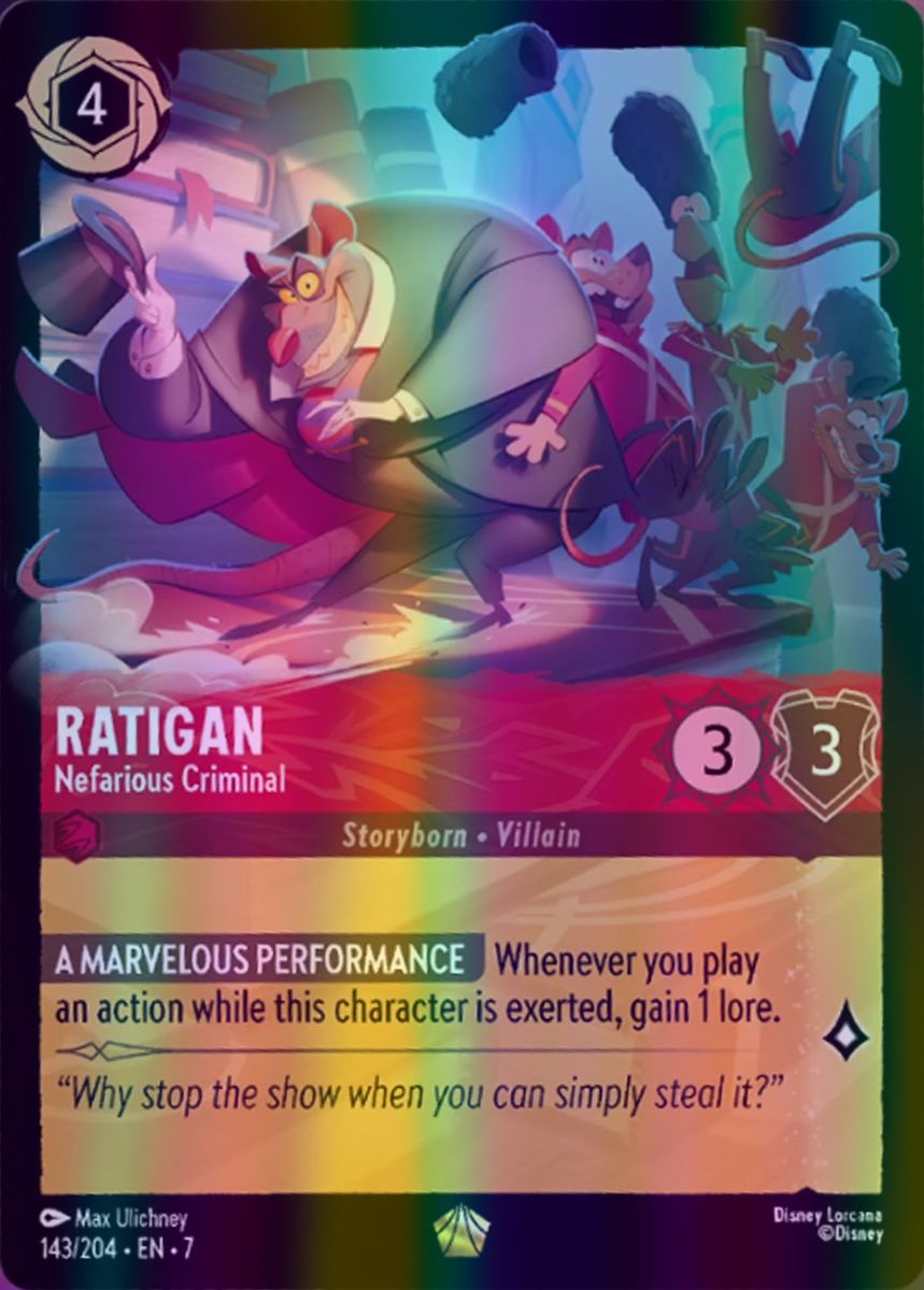 Ratigan - Nefarious Criminal (Archazia's Island - 143/204) Legendary